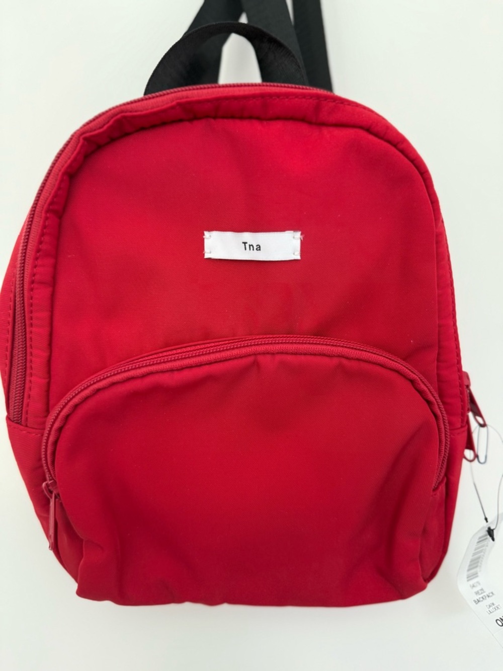 Aritzia TNA Red Backpack Nylon bag Casual Athleisure